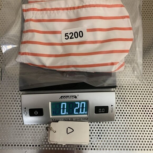 Janie & Jack Swim Trunks White Orange Stripe Anchor Nautical Boys 3-6 Months - Picture 11 of 13